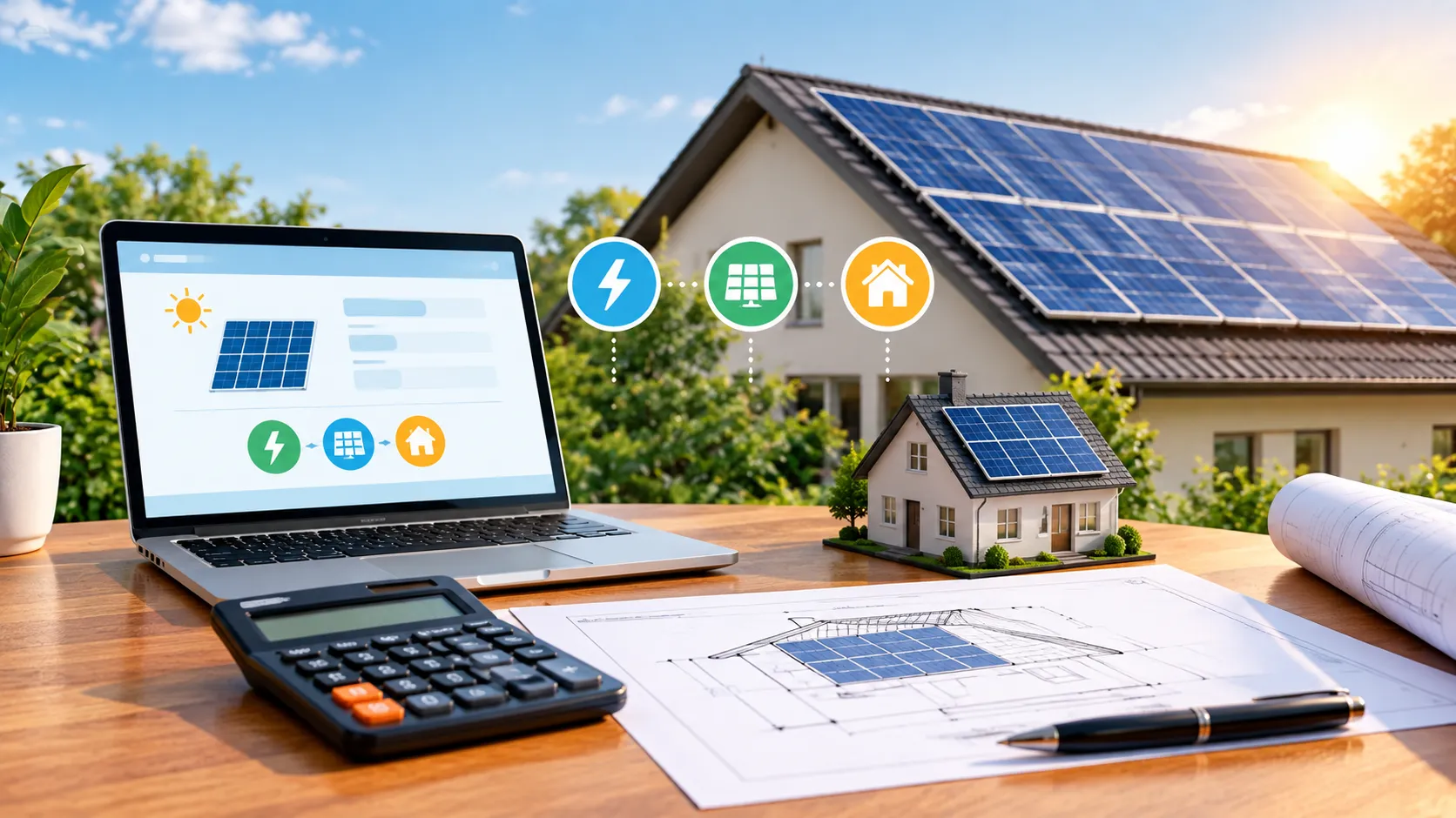 Panel Offsets Solar Panel Size Calculator: kW, Panel Count & Roof Area